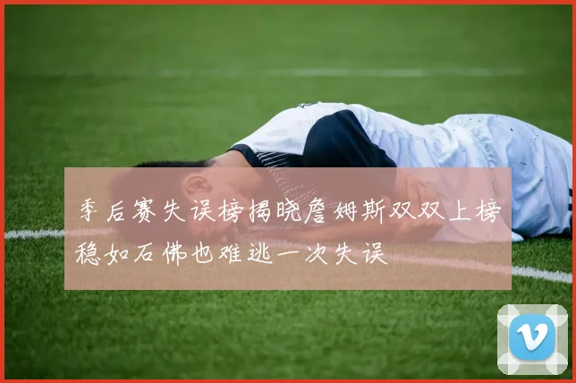 季后赛失误榜揭晓詹姆斯双双上榜稳如石佛也难逃一次失误